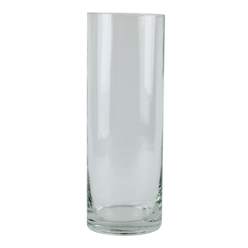 Cylinder Glass Vase - Clear (34.5cm)