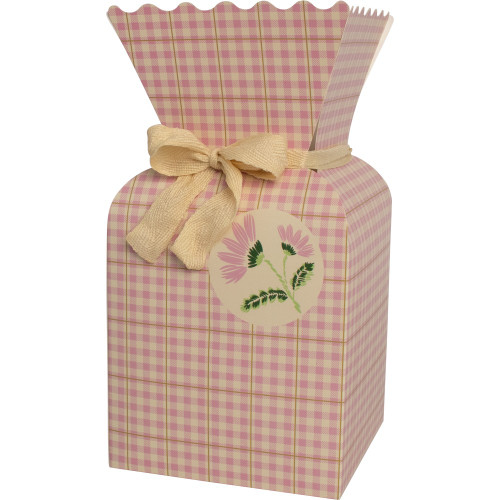 Bouquet Box - Spring Gingham Pink