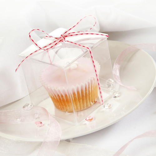 Favour Box - Cupcake Box Clear Plastic
