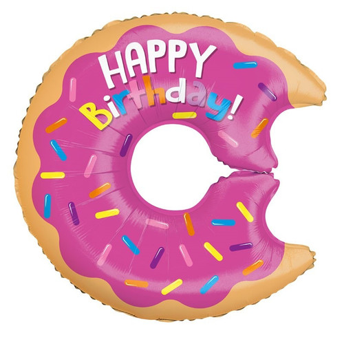 28" Birthday Doughnut Balloon
