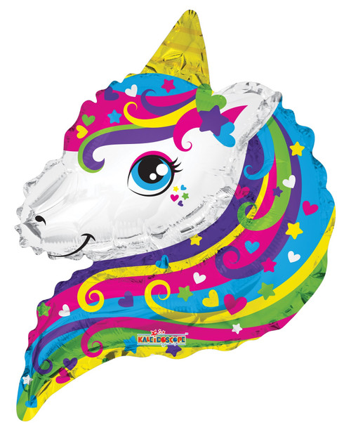 Foil Balloon (Mini Shape) - Unicorn Head (12")
