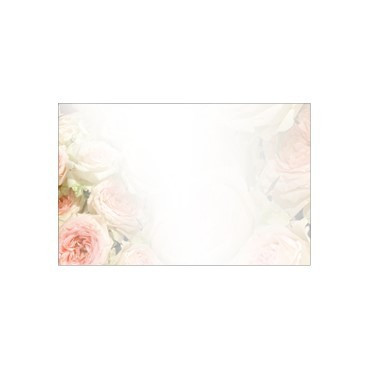 Flat Message Cards - Faded Pink Roses