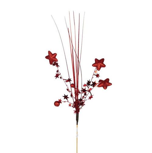 Spray Pick - Christmas Red