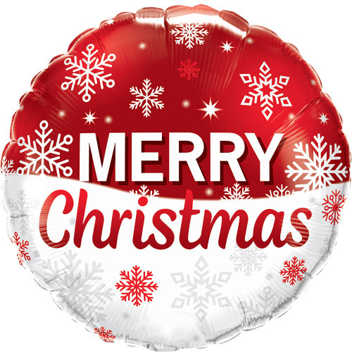 Foil Helium Balloon - Christmas Snowflake (45cm/18″)