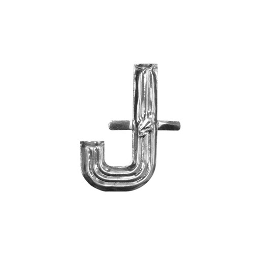 "J" Aluminium Letter/Symbol