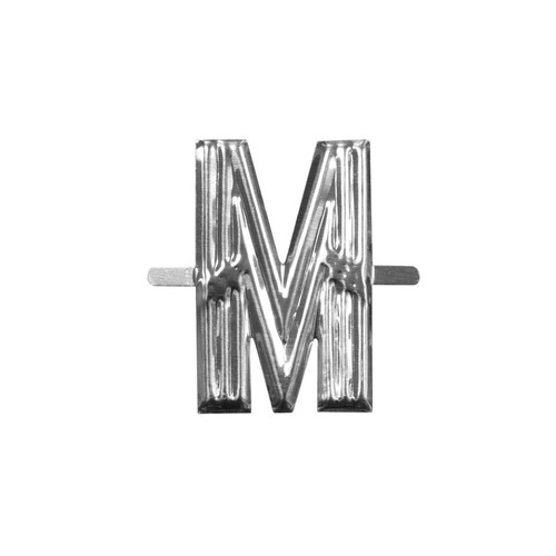 "M" Aluminium Letter/Symbol