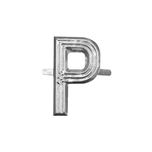 "P" Aluminium Letter/Symbol
