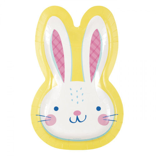 Easter Party - Paper Plates Bunny Shaped