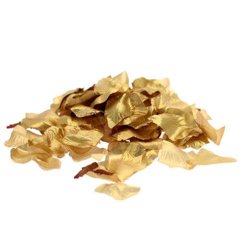 Rose Petals (Faux) - Metallic Gold