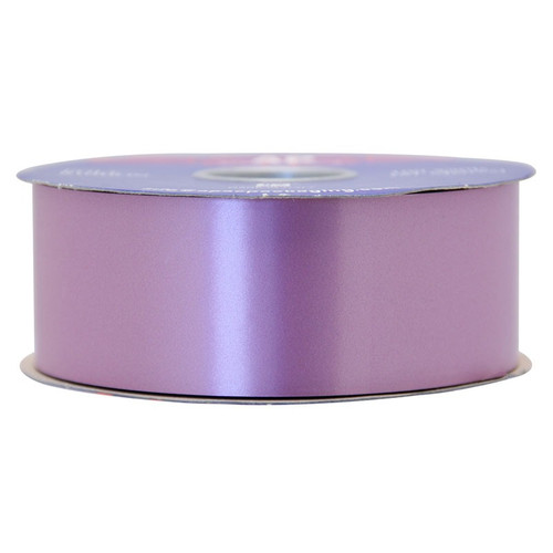 50mm Plain Poly Ribbon - Purple (Orchid) Premium