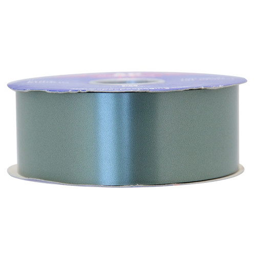 50mm Plain Poly Ribbon - Green (Teal) Premium