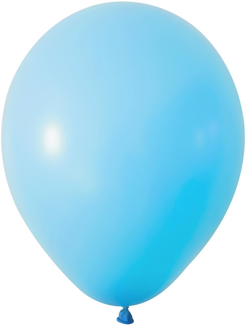 Latex Balloons - Plain Blue Light (12")