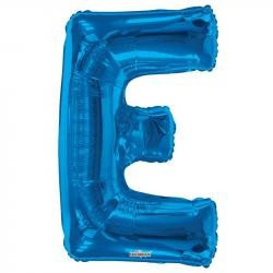Foil Letter Balloon (34") - E - Blue