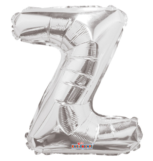 Foil Letter Balloon (34") - Z - Silver