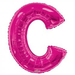 Foil Letter Balloon (34") - C - Pink