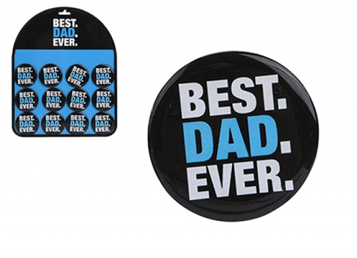 Best Dad Ever Fridge Magnet (5cm)