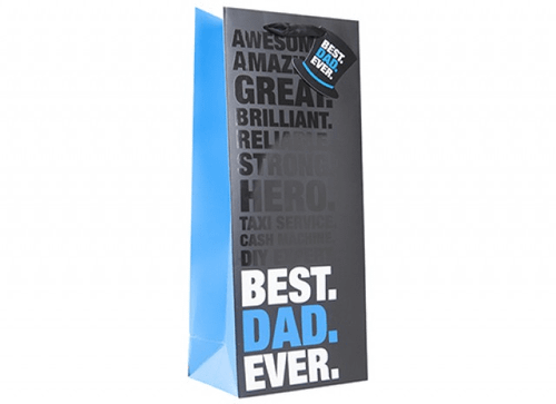 Bottle Gift Bag - Best Dad Ever