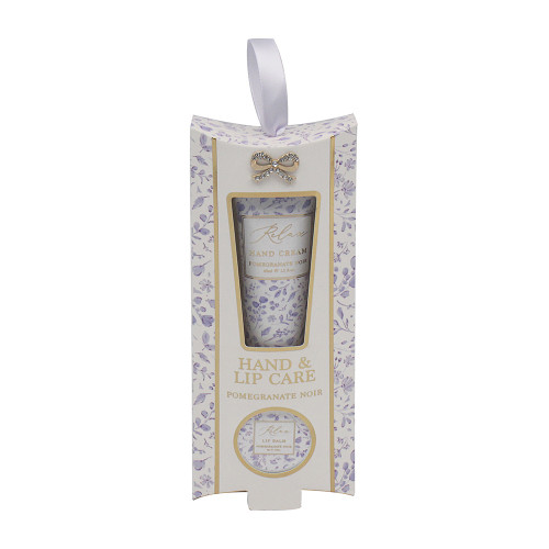 Gift Set - Lip & Hand Care - Madelaine Floral "Pomegranate Noir"