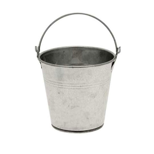 Galvanised Bucket - Silver (8.5cm H)