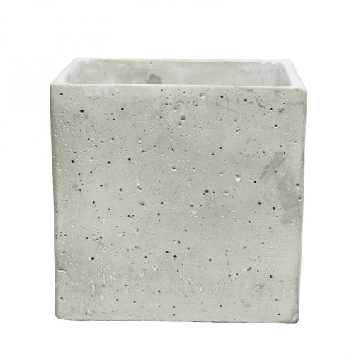 Cement Pot - Cube (18cm Cube)