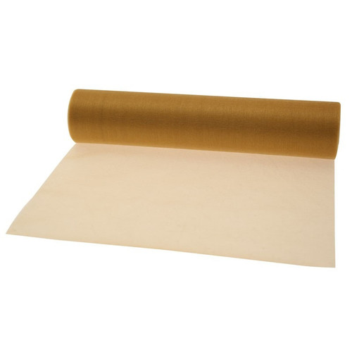 Organza Fabric Roll (Soft) - Gold (25m)
