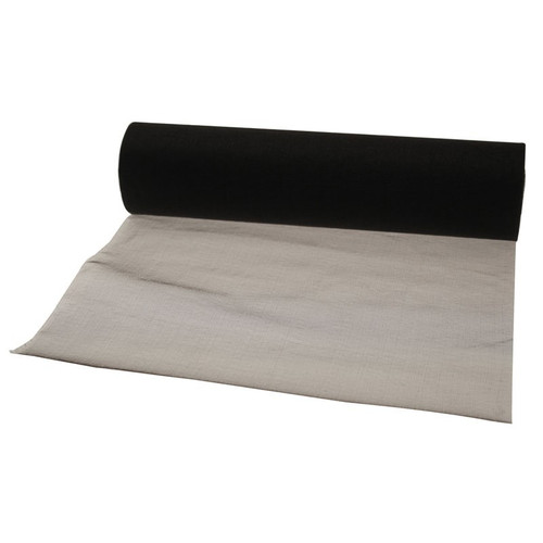 Organza Fabric Roll (Soft) - Black (25m)