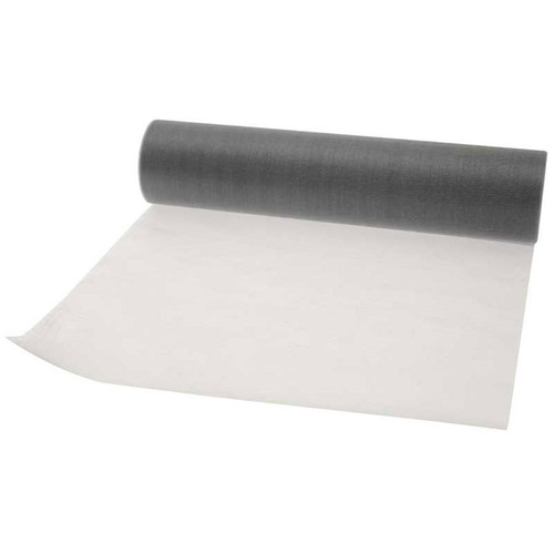Organza Fabric Roll (Soft) - Silver (25m)