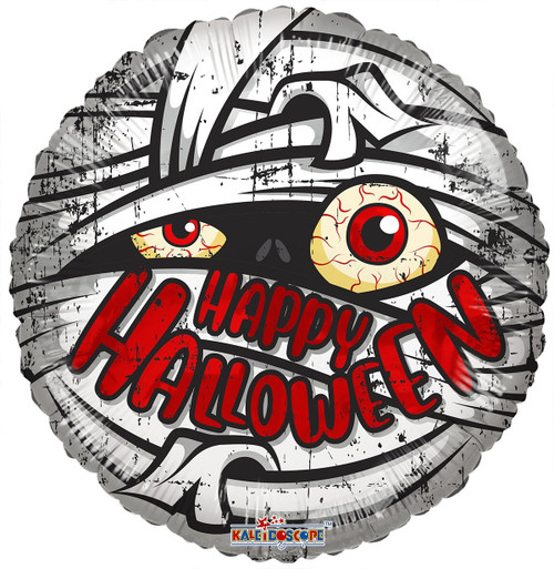 Foil Balloon - Happy Halloween Mummy (18"/45cm)
