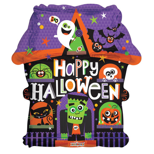 Foil Balloon - Halloween Shape Haunted House (18"/45cm)
