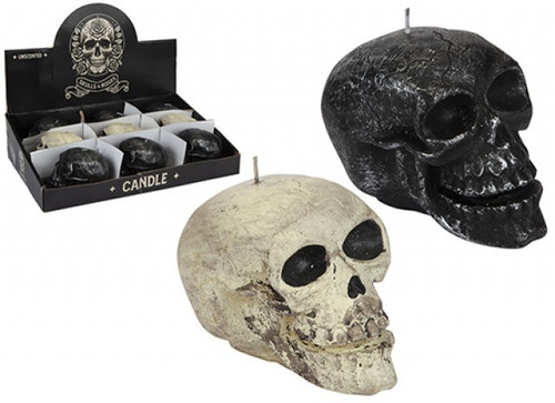 Halloween Candle - Skull Head (Assorted Designs)