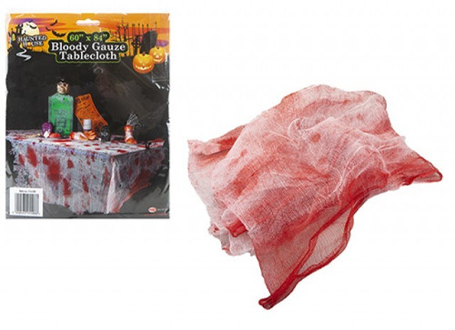Halloween Tablecloth - Bloody Gauze