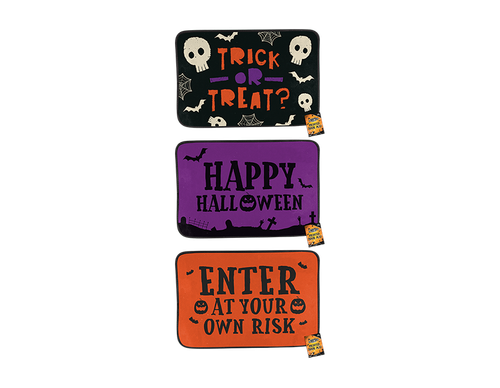 Halloween Printed Door Mat (Assorted Designs)