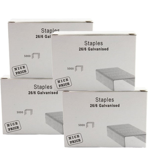 Staples - 20,000 (4 Boxes of 5,000)