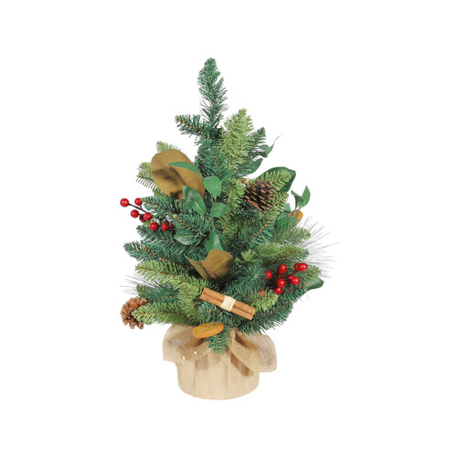 Christmas Tree (Miniature Luxury) - Orange, Cinnamon & Cones (2ft/60cm)