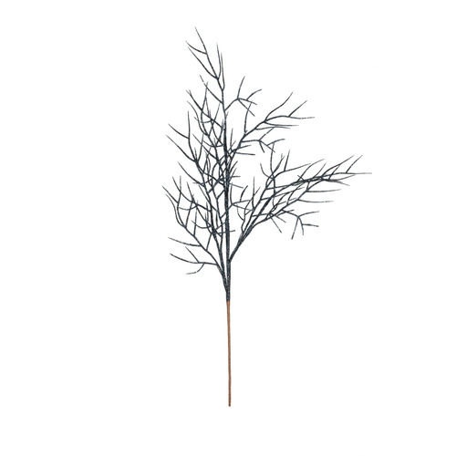 Twig Stem - Glittered Blue Navy