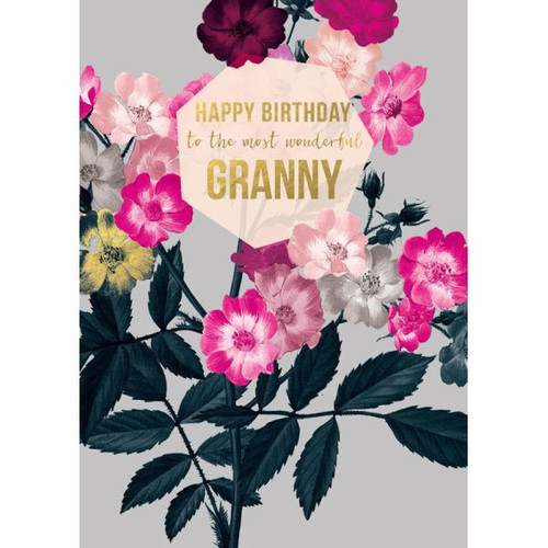 Greetings Card - Birthday Granny By Carson Higham