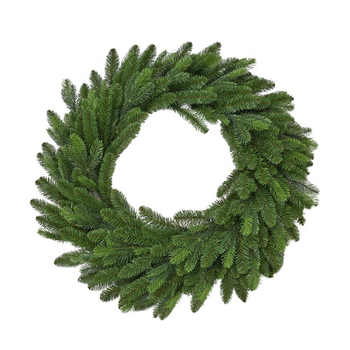 36" Vermont Spruce Double Wreath (297 Tips)