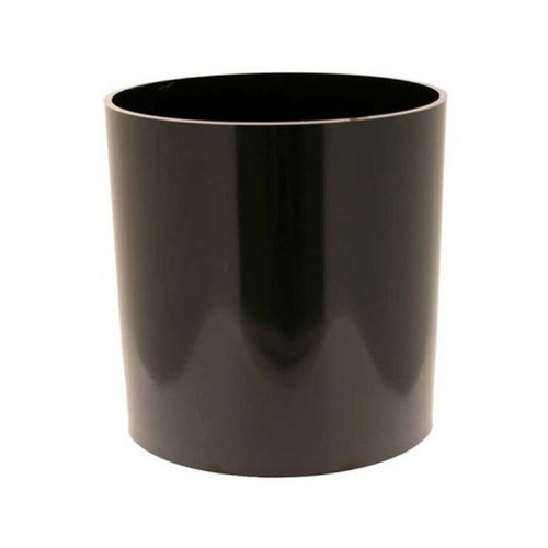 Acrylic Vase - Cylinder Black (15cm)