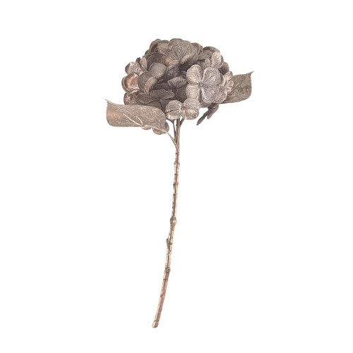 Hydrangea Stem - Metallic Brown (48cm)