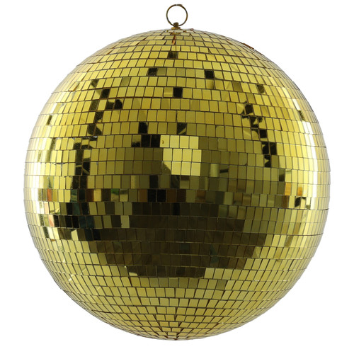 Hanging Decoration - Disco Mirror Ball Gold (50cm)