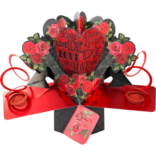 3D Pop Up Card by Second Nature - Love