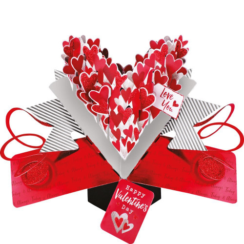 3D Pop Up Card by Second Nature - Valentine's Love You