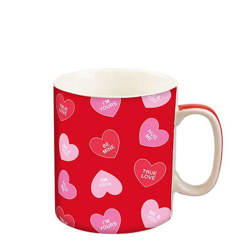 Mug - Valentine's Jumbo Love Heart Ceramic Mug