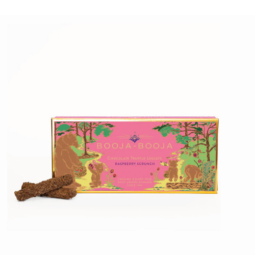 Booja-Booja Dairy Free Chocolate Truffles - Easter Raspberry Scrunch Truffle Loglets (115g)