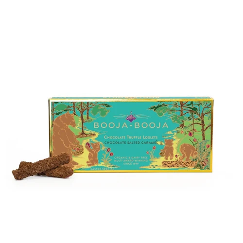 Booja-Booja Dairy Free Chocolate Truffles - Easter Salted Caramel Truffle Loglets (115g)