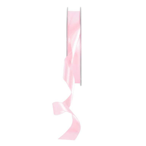 15mm Satin Double Faced Ribbon - Pink (Light)