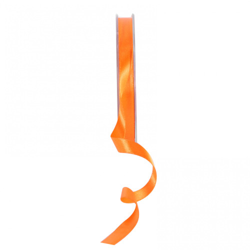 10mm Satin Double Faced Ribbon - Orange