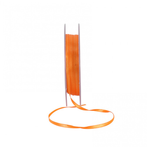 3mm Satin Double Faced Ribbon - Orange