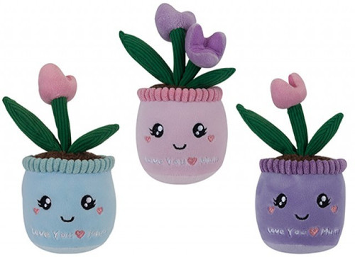 Soft Toy - Softlings Pot Plant for Mum (18cm) (Assorted Designs)