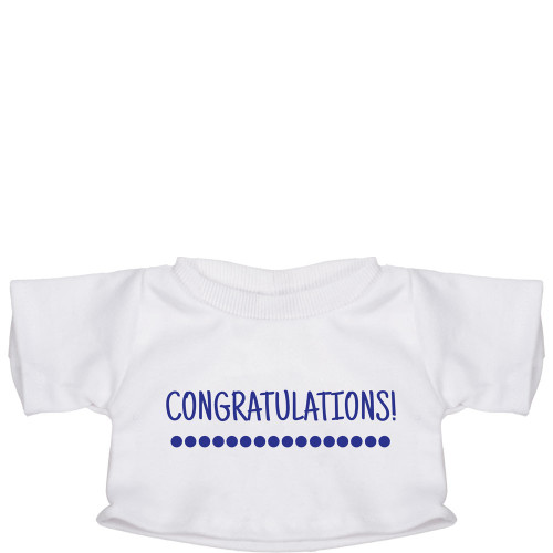 Mini Teddy Bear T-Shirt - Suki Gifts 'Congratulations'